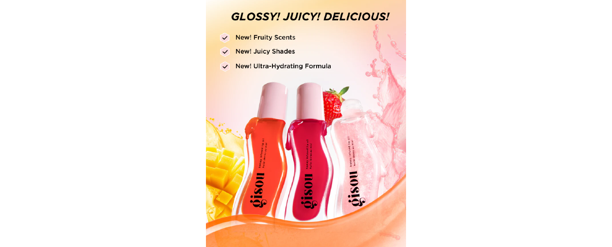 Honey Infused Lip Oil (Watermelon Sugar) by Gisou - Image 6